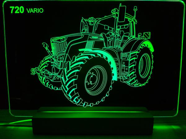 720 Vario Oldtimer Traktor LED Schild